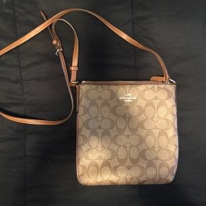Coach logo crossbody/satchel